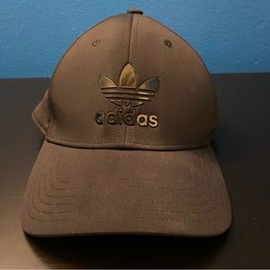 All black adidas sport hat